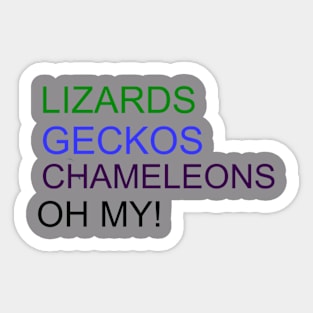 Reptile Shirt Sticker